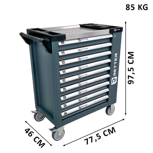 RETTER R11 tool trolley, 454 pieces