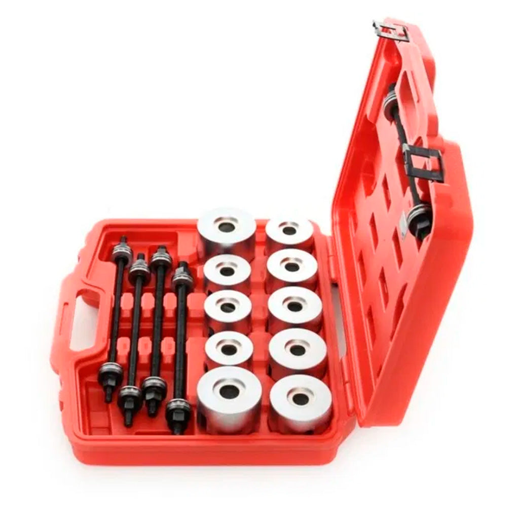 Zestaw dociskowy do silentbloków, łożysk ze śrubami 27 szt.