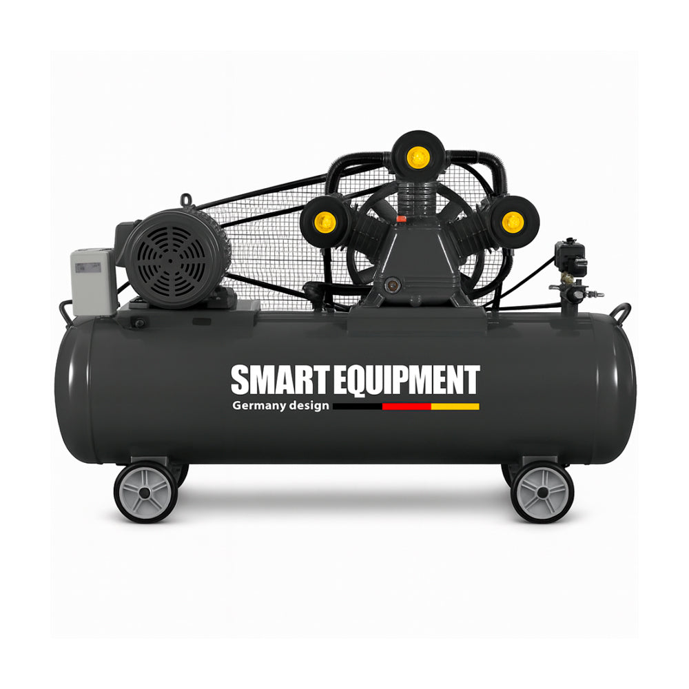 Kompresor tłokowy Smart Equipment AIR MASTER300 ze zbiornikiem 300 l widok z boku