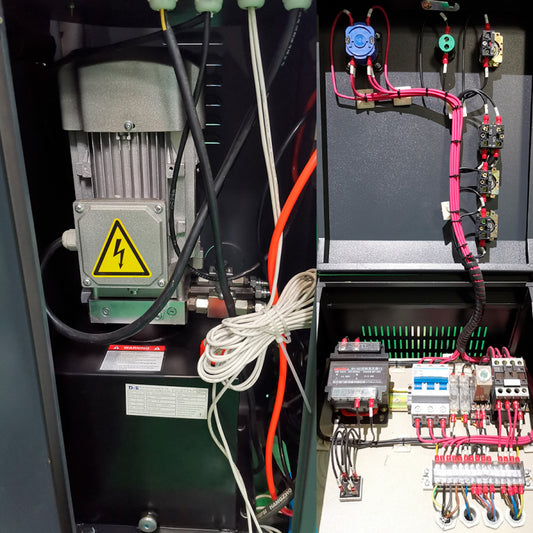 Podnośnik nożycowy elektrohydrauliczny EVO-S35ON 3T układ elektryczny i sterowanie