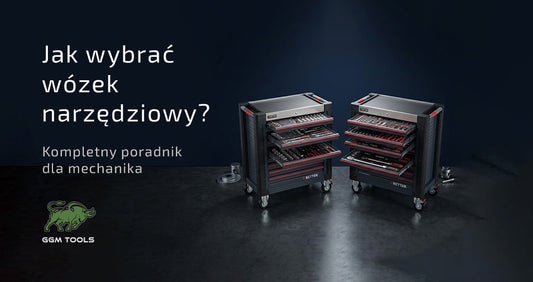 Jak wybrać wózek narzędziowy? Kompletny poradnik dla mechanika od GGM Tools z profesjonalnymi szafkami warsztatowymi Retter