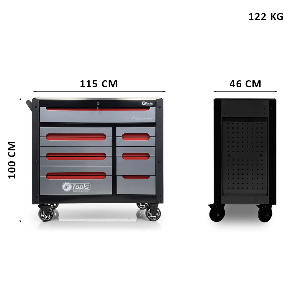 Wózek warsztatowy FTools 12/10 PRO, 473 elementów