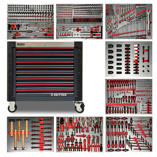 Wózek warsztatowy RETTER R12, 698 elementów