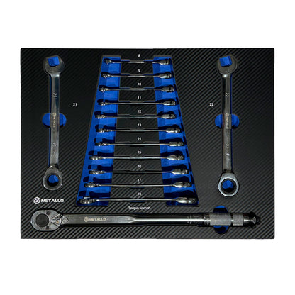 Wózek warsztatowy Metallo 8/8, 291 element