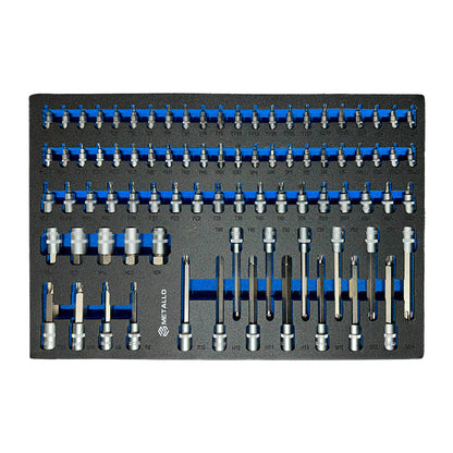 Wózek warsztatowy Metallo 11/9, 390 elementów