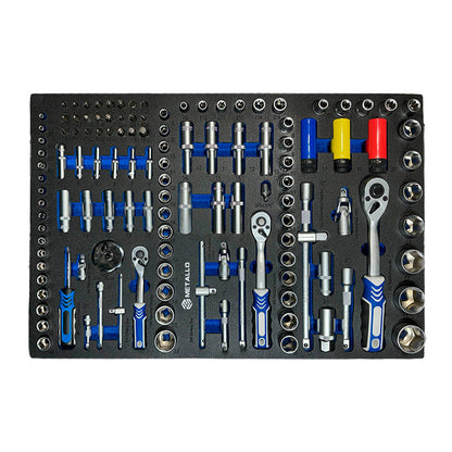 Wózek warsztatowy Metallo 11/9, 390 elementów