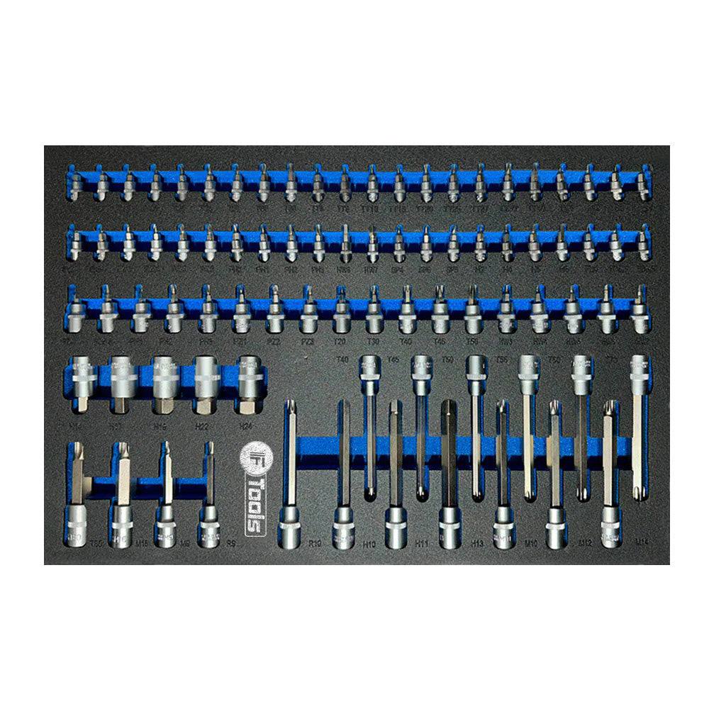 Wózek warsztatowy FTools 11/9, 390 elementów