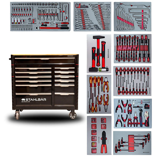 Stahlbär 10/13 tool cabinet, 315 pieces