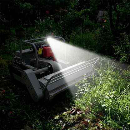 Remote-controlled diesel lawn mower AMD-R120 with tracked drive