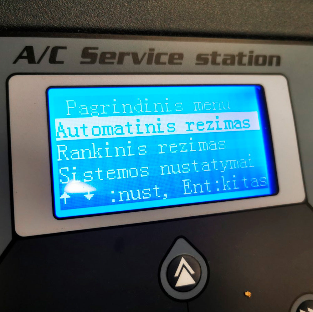 Automatic AC charging station SMART EQUIPMENT SM36 R134a, database, printer