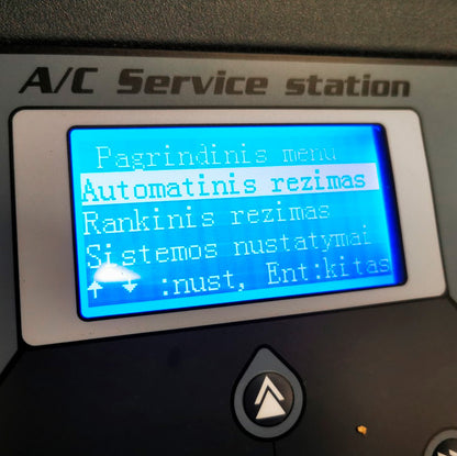 Automatic AC charging station SMART EQUIPMENT SM36 R134a, database, printer