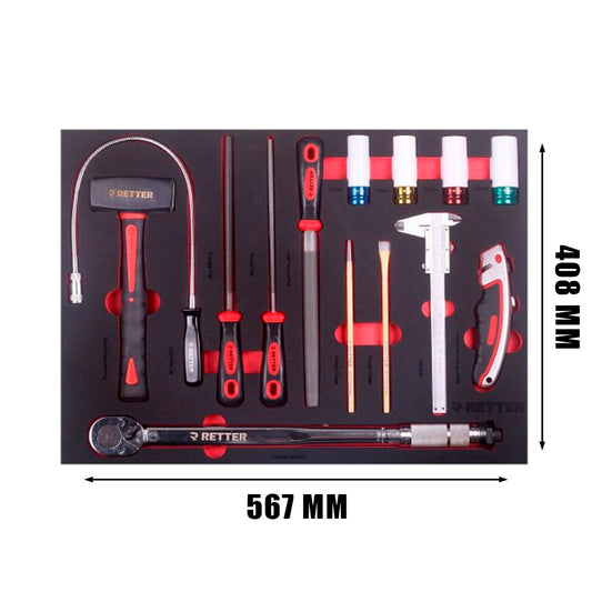 RETTER RTN1478 Tool Insert | 14 pcs Tire Service Set