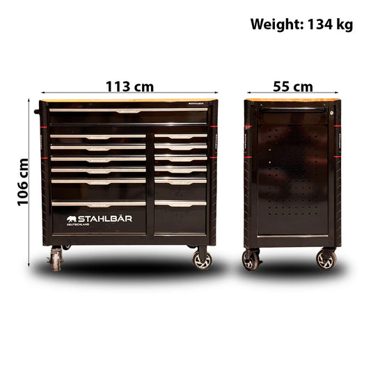 Stahlbär 10/13 tool cabinet, 315 pieces