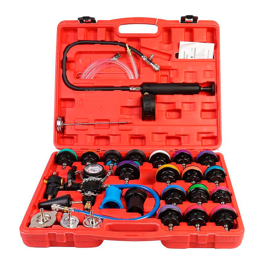 Zestaw do testowania ciśnienia układu chłodzenia, 28 elementów