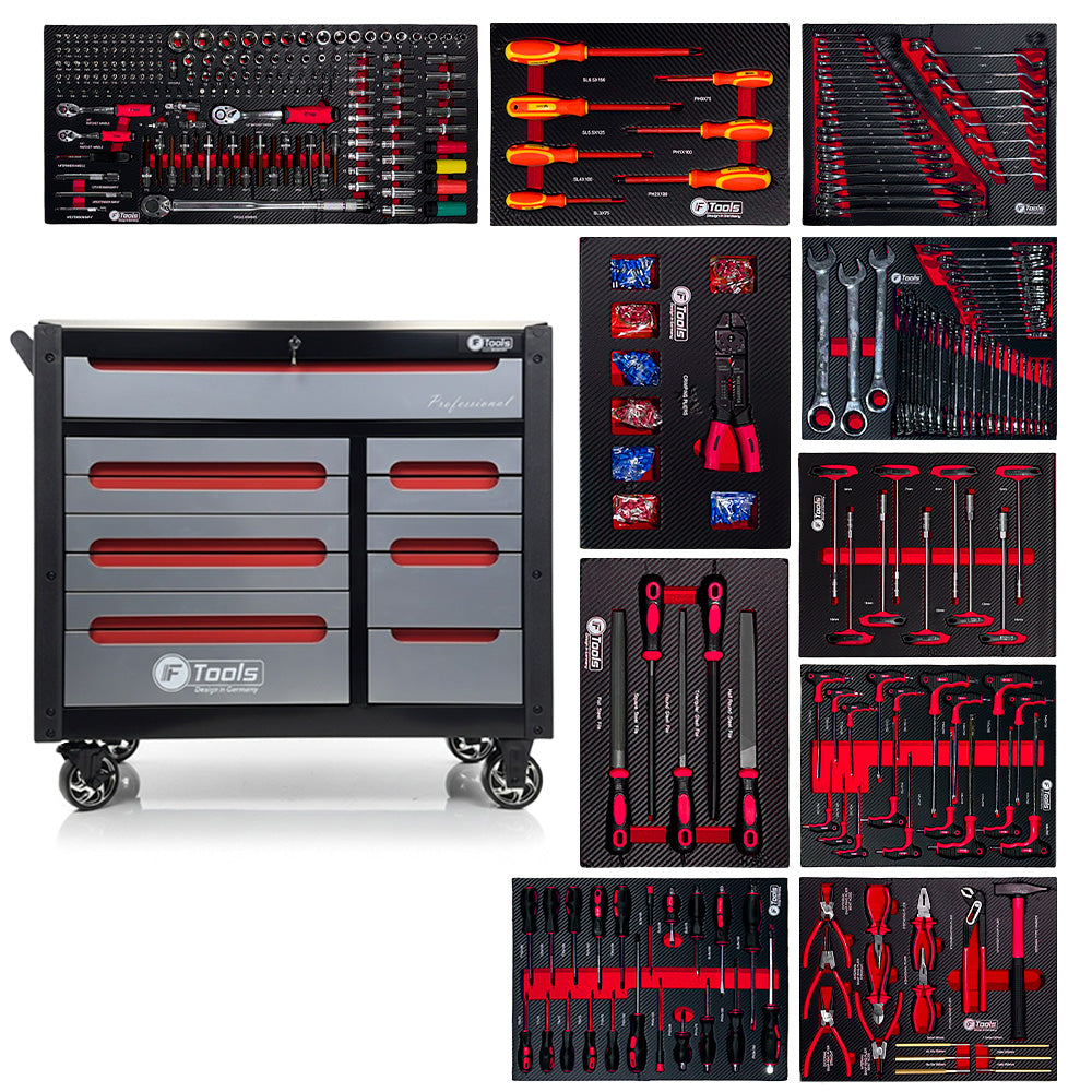 Wózek warsztatowy FTools 12/10 PRO, 473 elementów