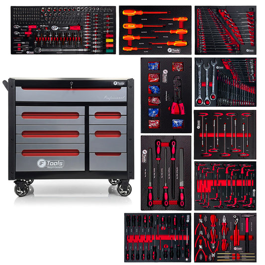 Wózek warsztatowy FTools 12/10 PRO, 473 elementów