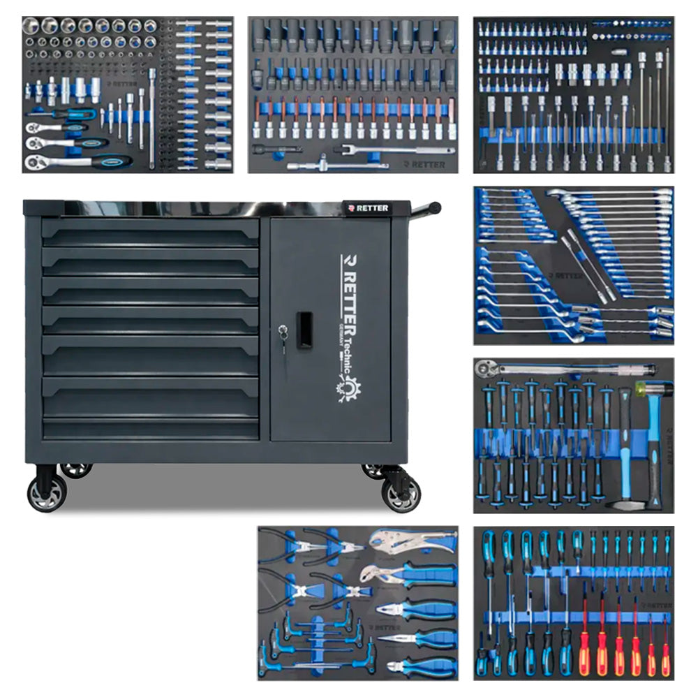 RETTER RS7 tool trolley, 402 elements