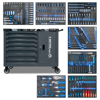 RETTER RS7 tool trolley, 402 elements