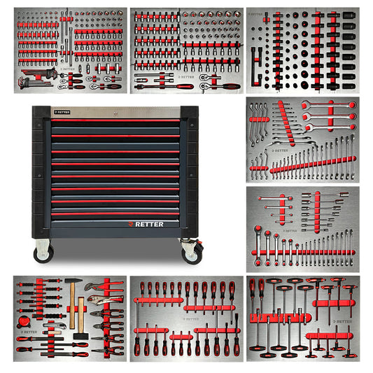 Wózek warsztatowy RETTER R13 PRO, 482 elementy