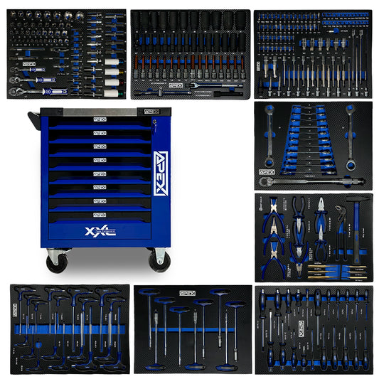 Wózek warsztatowy APEX 8/8, 300 elementów