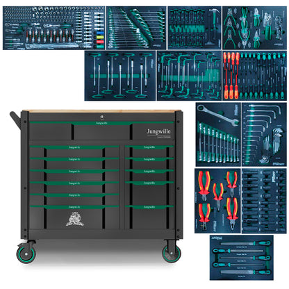 Jungwille JD-AGRI 12/12 workshop trolley, 365 pieces