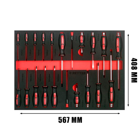 RETTER RTN1406 Tool Insert | 21 pcs Screwdriver Set