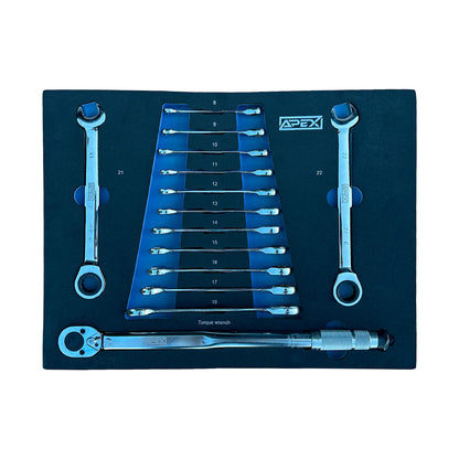 Apex 7/6 tool trolley, 245 pieces