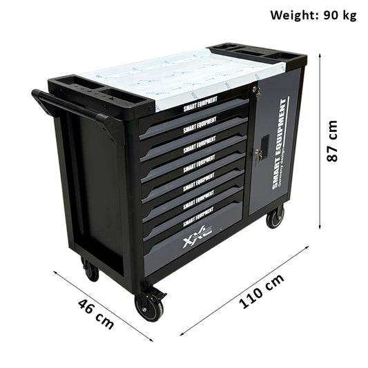 Smart Equipment 7/7 PRO tool trolley, 389 pieces