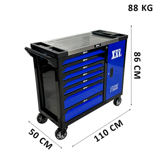 FTools 7/7 PRO tool trolley, 390 pcs