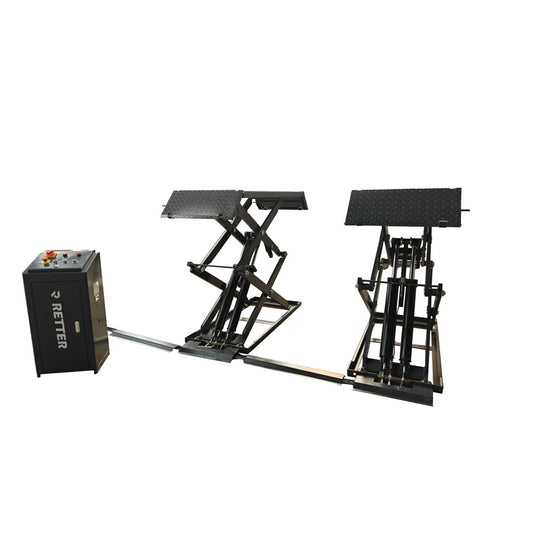 Double Scissor Lift RETTER RT-F3500 | 3500 kg | Pneumatic Release | 230V/400V