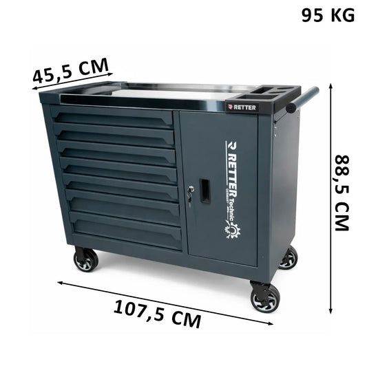 RETTER RS7 tool trolley, 402 elements