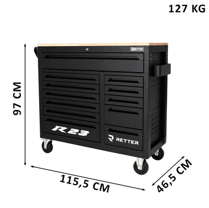 RETTER R23 tool trolley, 372 elements