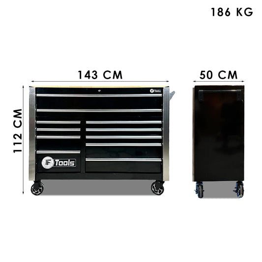 FTools 11/9 tool trolley, 390 pieces