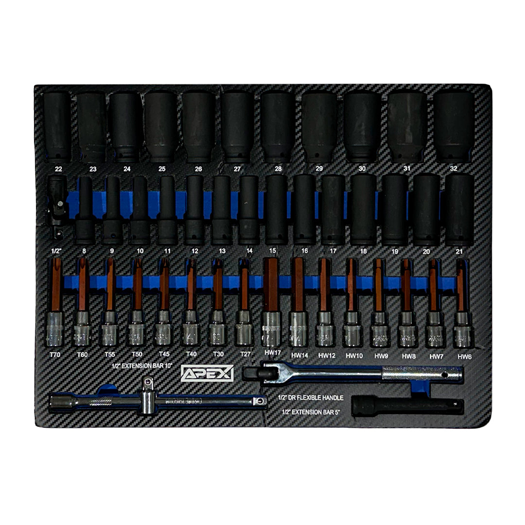 Wózek warsztatowy APEX 8/8, 300 elementów