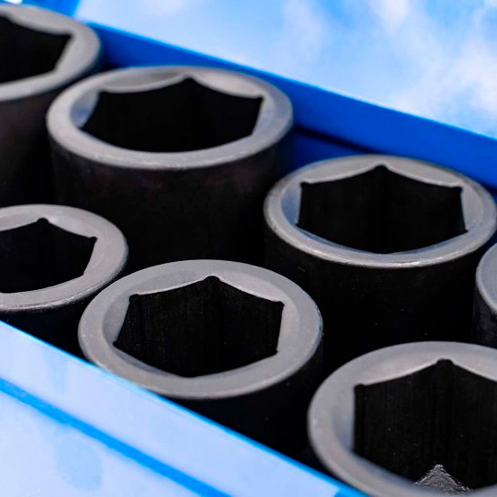 Sechskant Schlagschrauber Nuss Set RETTER 1″ 22–55 mm (9 Stk.)