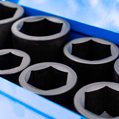 Sechskant Schlagschrauber Nuss Set RETTER 1″ 22–55 mm (9 Stk.)