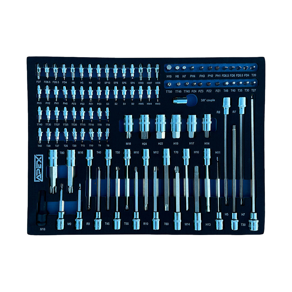 Apex 7/6 tool trolley, 245 pieces