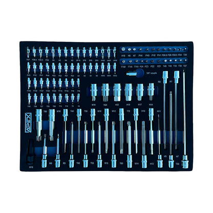 Apex 7/6 tool trolley, 245 pieces