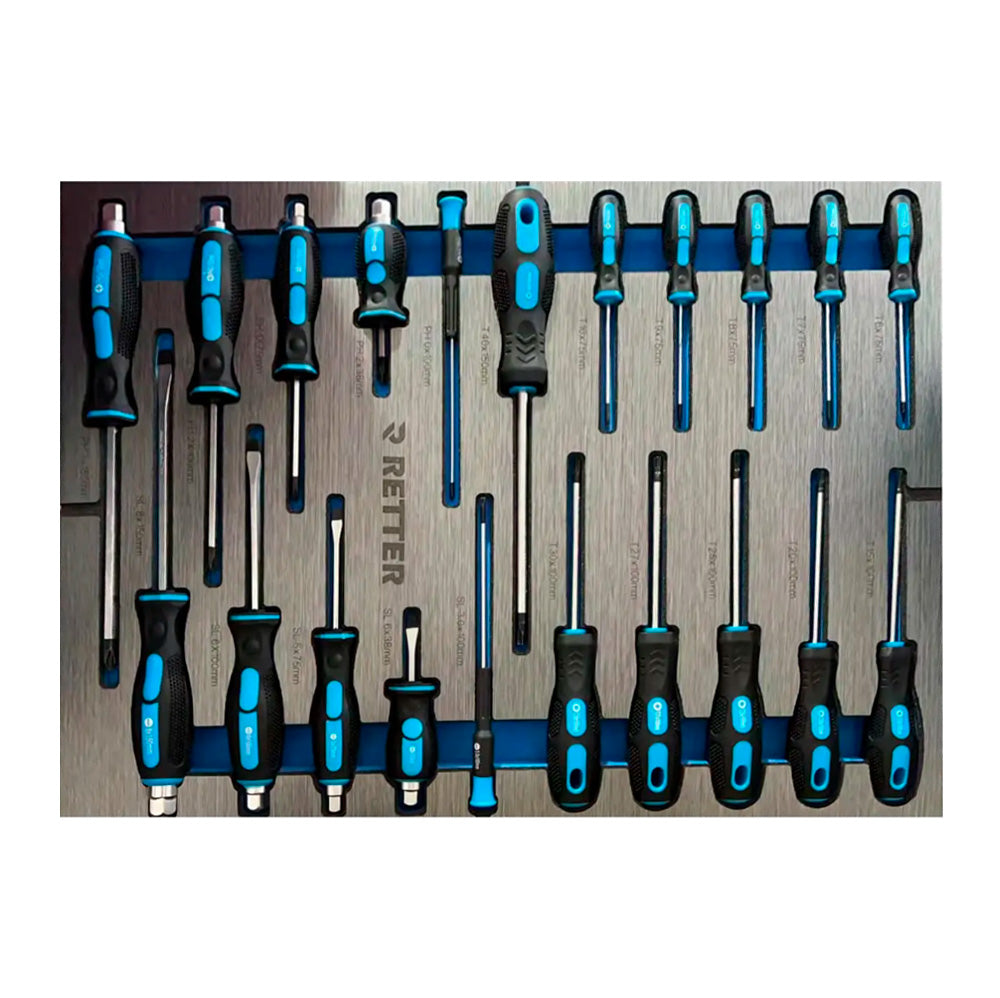 RETTER R8 Carbon Edition tool trolley, 301 pieces