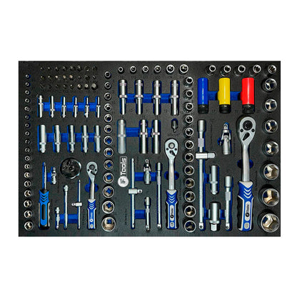 Wózek warsztatowy FTools 11/9, 390 elementów