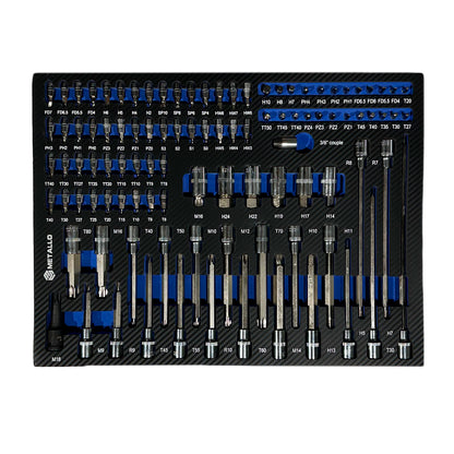 Wózek warsztatowy Metallo 8/8, 291 element