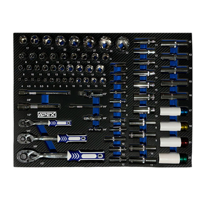 Wózek warsztatowy APEX 8/8, 300 elementów