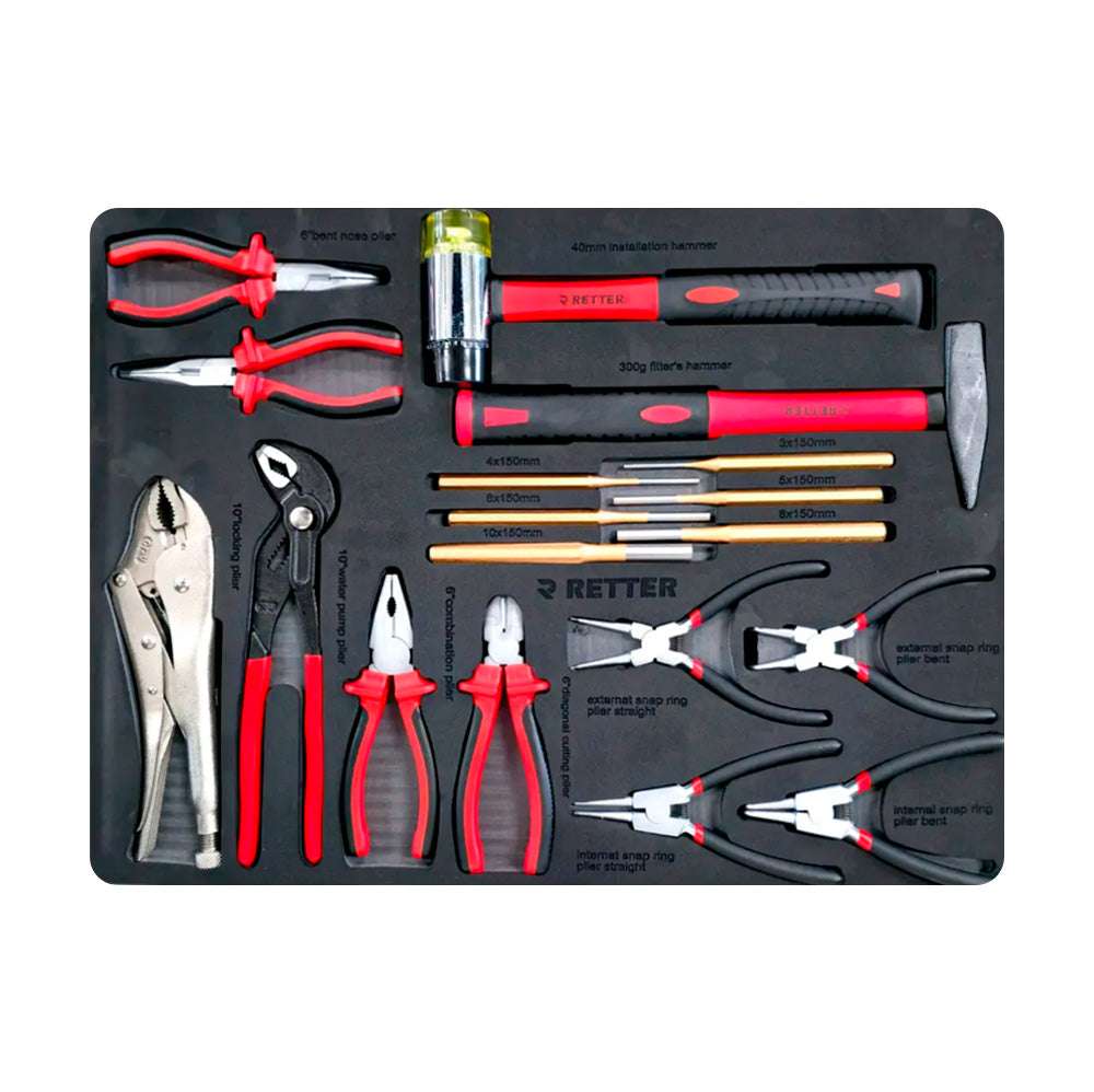 RETTER R11 tool trolley, 454 pieces