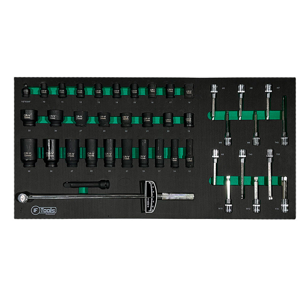 Wózek warsztatowy FTools 7/6, 303 elementy