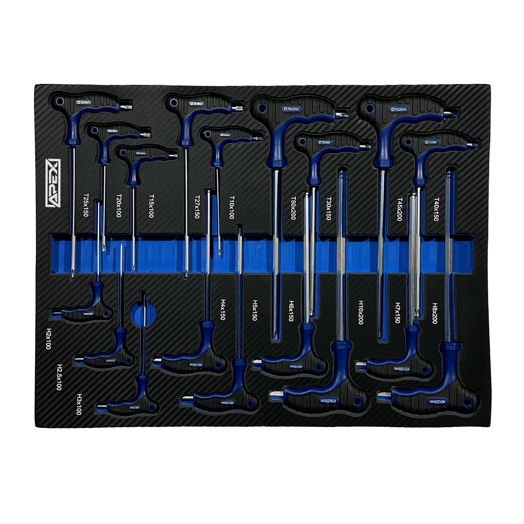 Wózek warsztatowy APEX 8/8, 300 elementów