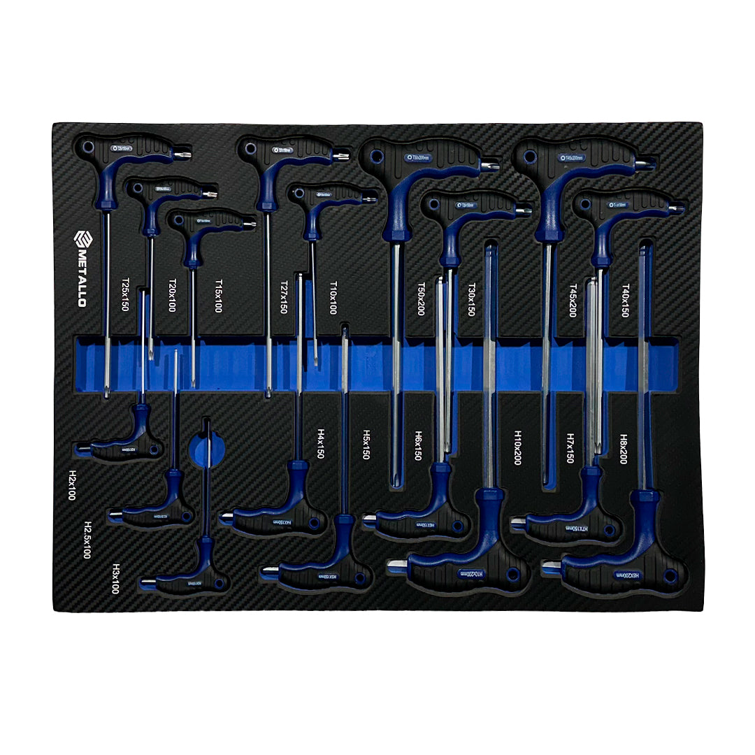 Wózek warsztatowy Metallo 8/8, 291 element