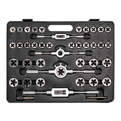 Zestaw narzynek i gwintowników metrycznych M2–M18, 110 szt.