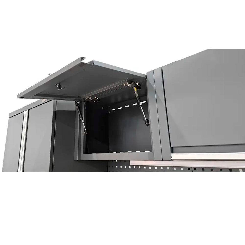 System mebli warsztatowych RETTER RTX-8000 | Zabudowa 330x190x48 cm z oświetleniem LED | 16 elementów | 265 kg