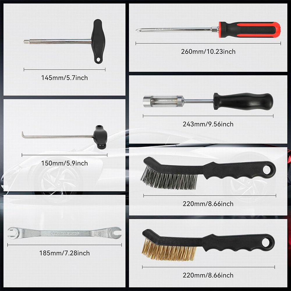 Zestaw naprawczy układu hamulcowego, 15 szt.