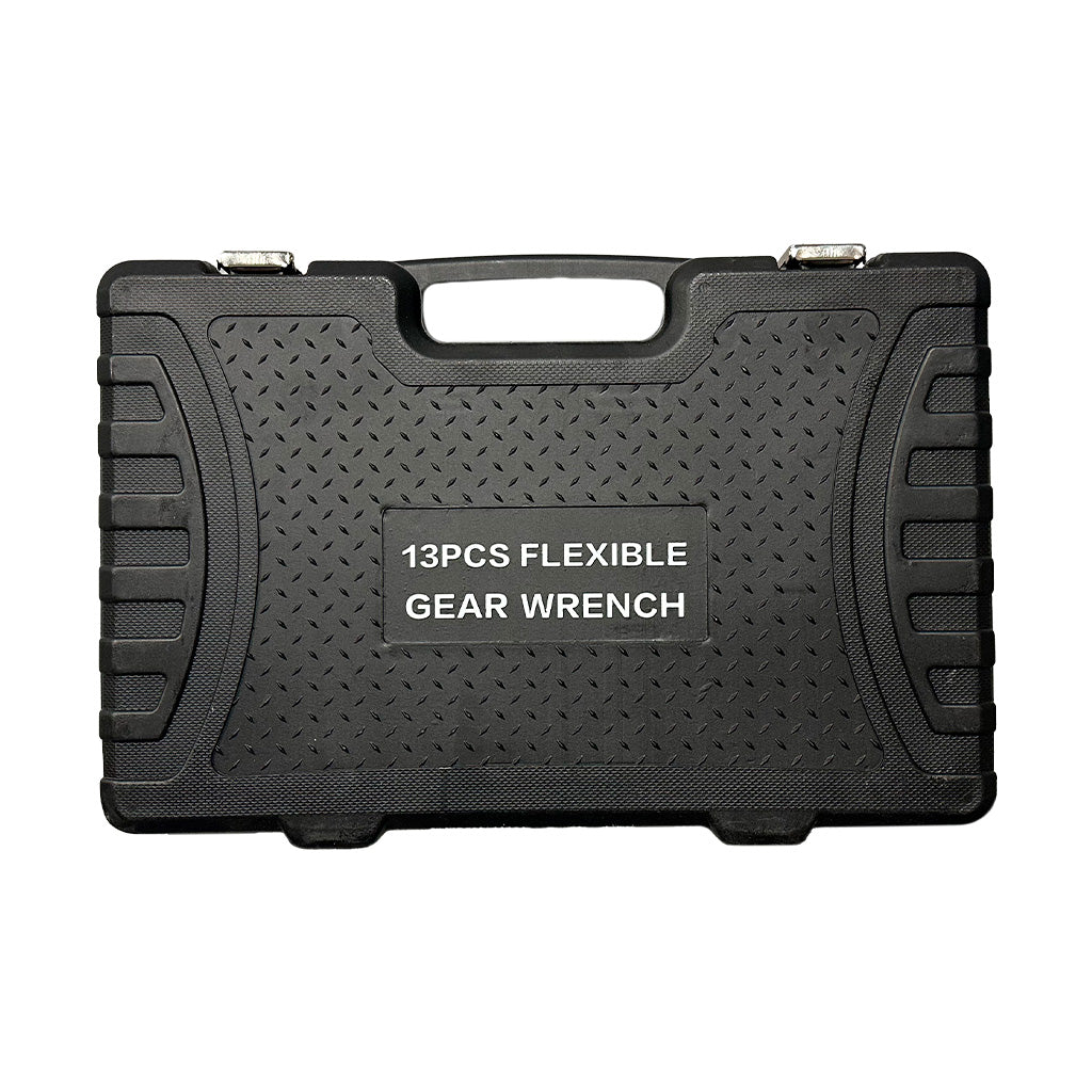 Zestaw elastycznych kluczy z grzechotką, 8–32 mm, 13 elementów